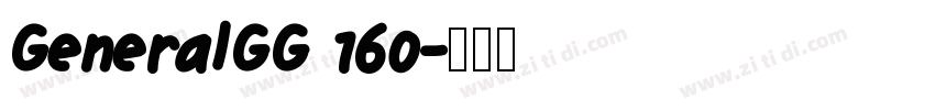 GeneralGG 160字体转换